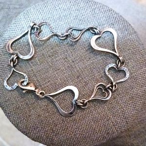 SILPADA Retired "Spread The Love" Detailed Heart Bracelet